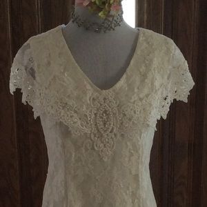 Ivory special occasion dress